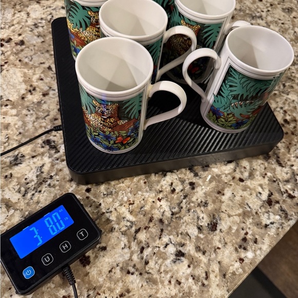 6 Dunoon Of Scotland Mugs Cheetahs~Kenya By Ruth Boden African Animal Stoneware* - Picture 16 of 16